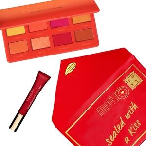 Lipstick Eyeshadow Palette & Makeup Bag Bundle